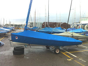 Finn dinghy covers